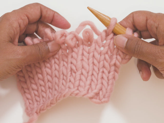 How to Put Stitches Back onto Your Knitting Needles