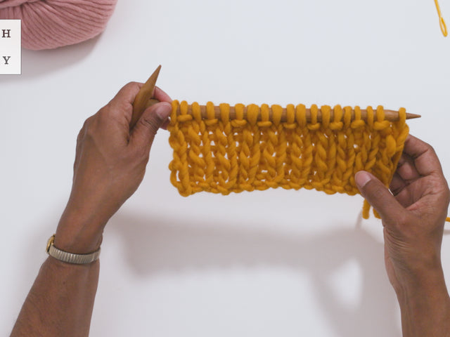 How to knit 1x1 rib stitch