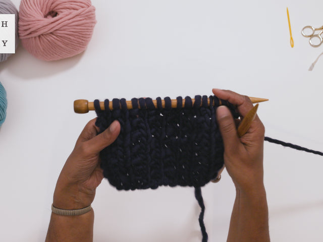 How to Knit a Mock Rib Pattern