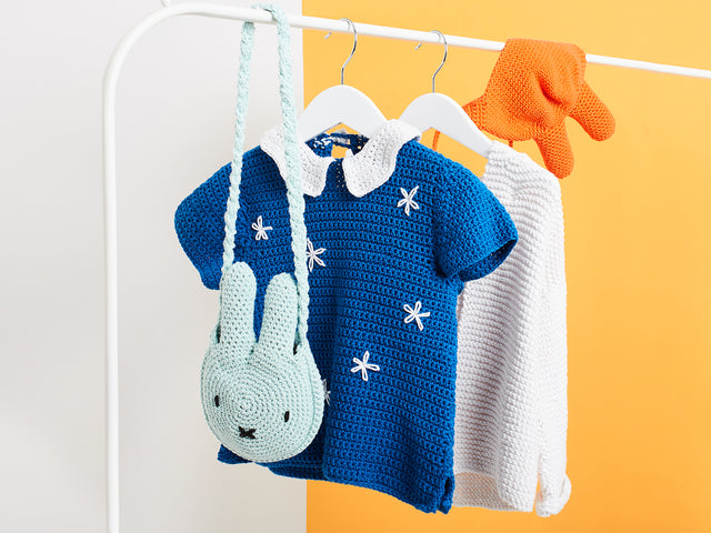 The Miffy Children's collection knitting and crochet kits