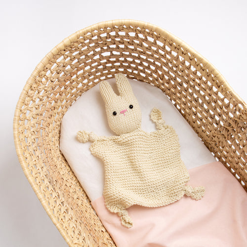 Kris Bunny Baby Comforter Knitting Kit