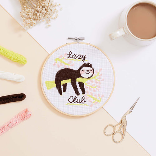 Find Your Club: Lazy Club Cross Stitch Kit