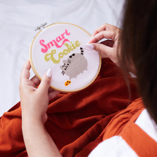 Pusheen: Smart Cookie Cross Stitch Kit