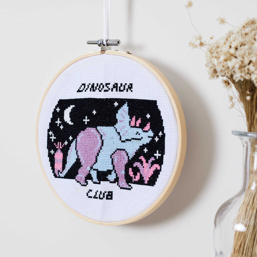 Find Your Club: Dinosaur Club Cross Stitch Kit