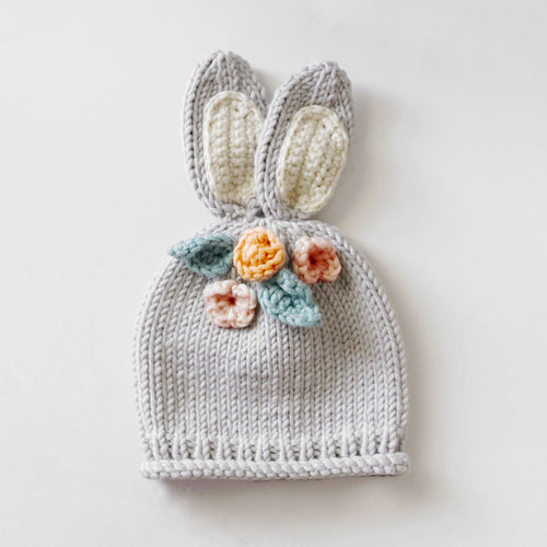 Woodlands Bunny Baby Hat Downloadable Pattern