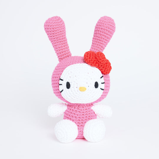 Hello Kitty Bunny Amigurumi Crochet Kit