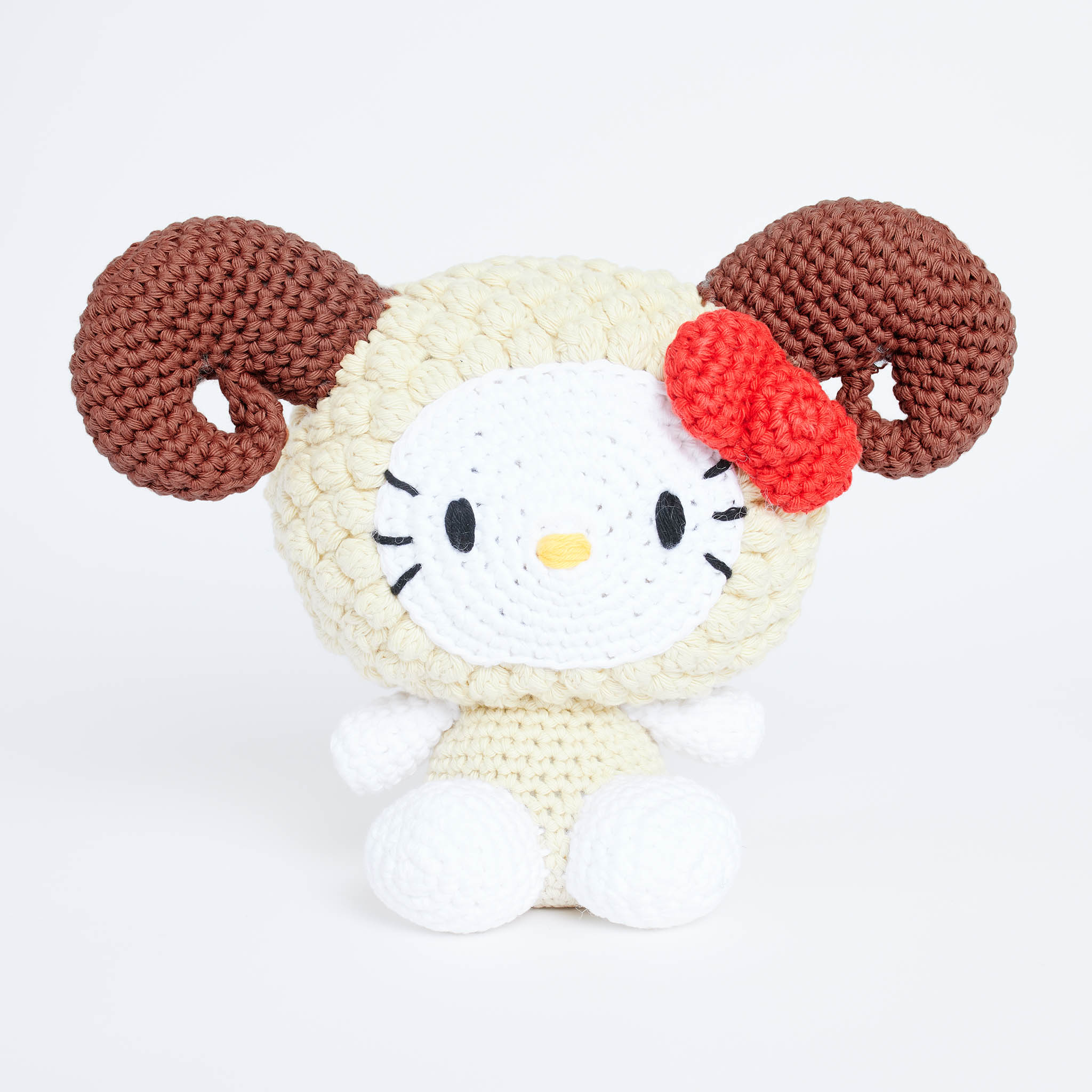 Hello Kitty Ram Amigurumi Crochet Kit
