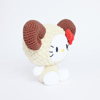Hello Kitty Ram Amigurumi Crochet Kit