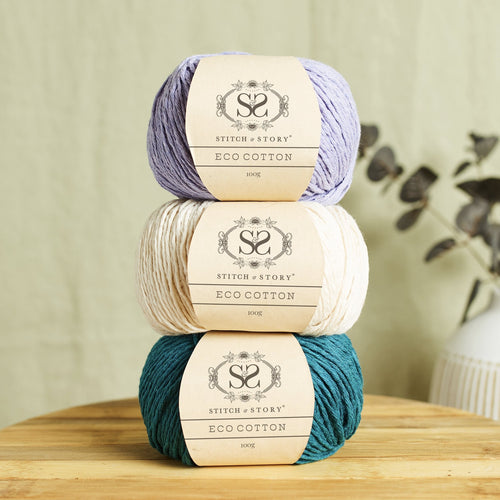 Pack of 10 Eco Cotton 100g balls