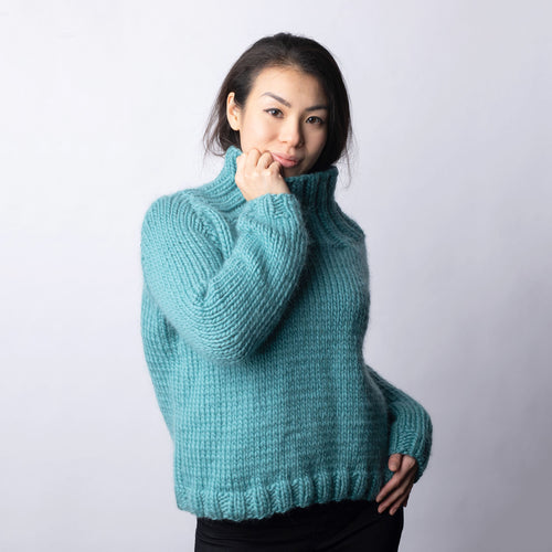 High-Neck Sweater Downloadable Pattern