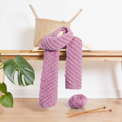 Luca Swirl Scarf Knitting Kit
