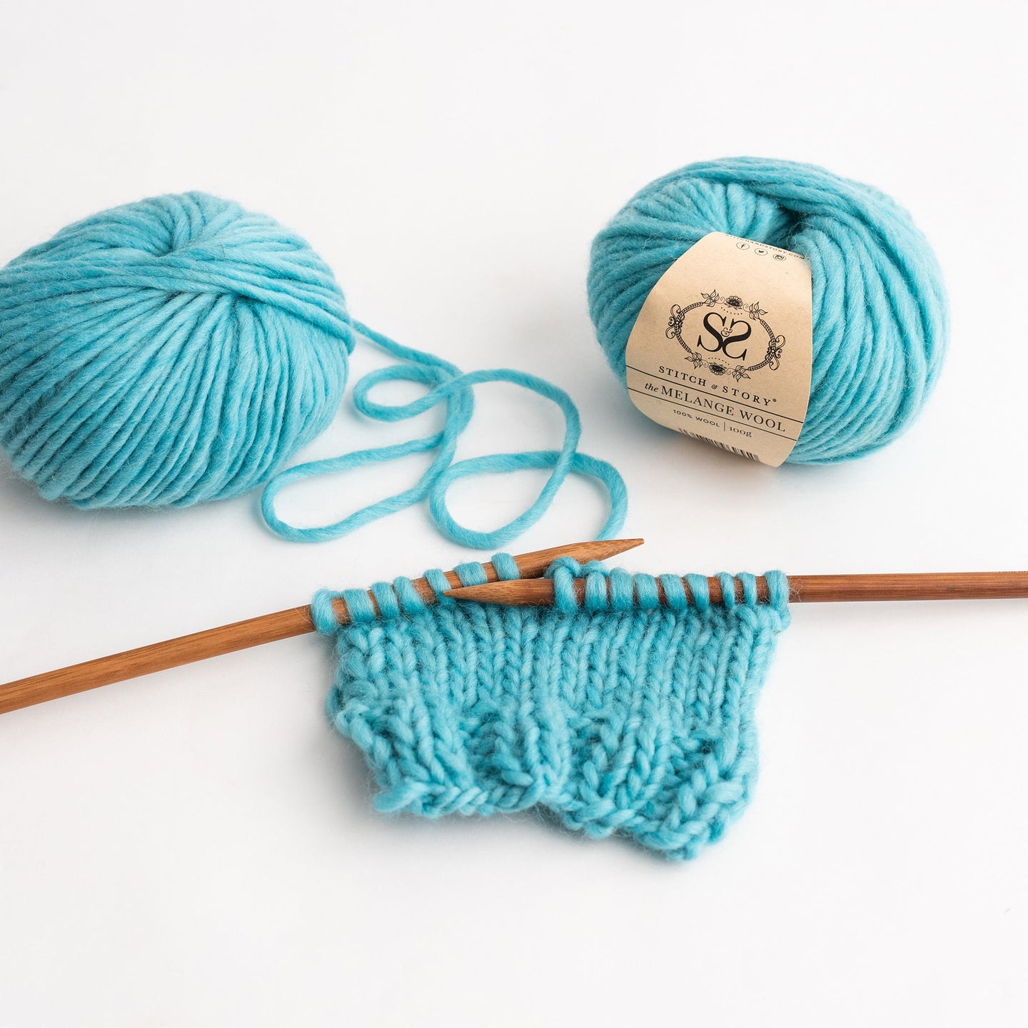Melange Wool 100g Balls | Stitch & Story