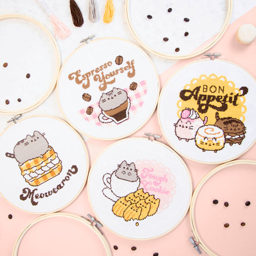 Pusheen: Patisserie Cross Stitch Collection Bundle of 4