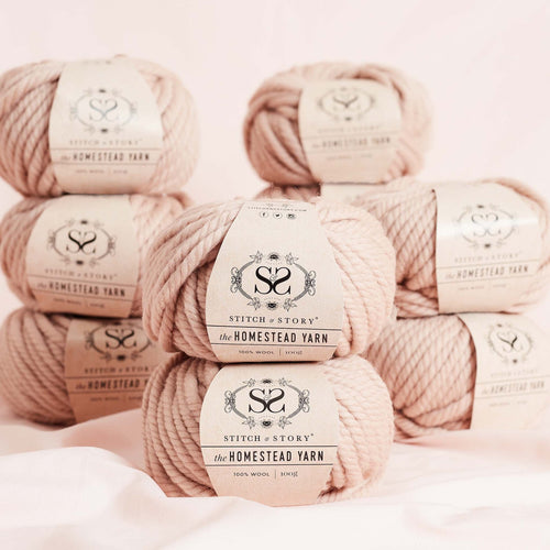Pack of 10 The Homestead Yarn 100g balls