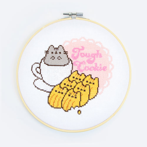 Pusheen: Tough Cookie Cross Stitch Kit